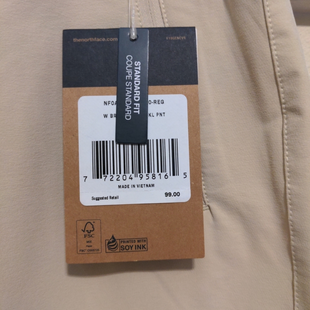 North face women's size 10 hiking pants bridgeway - Picture 4 of 6